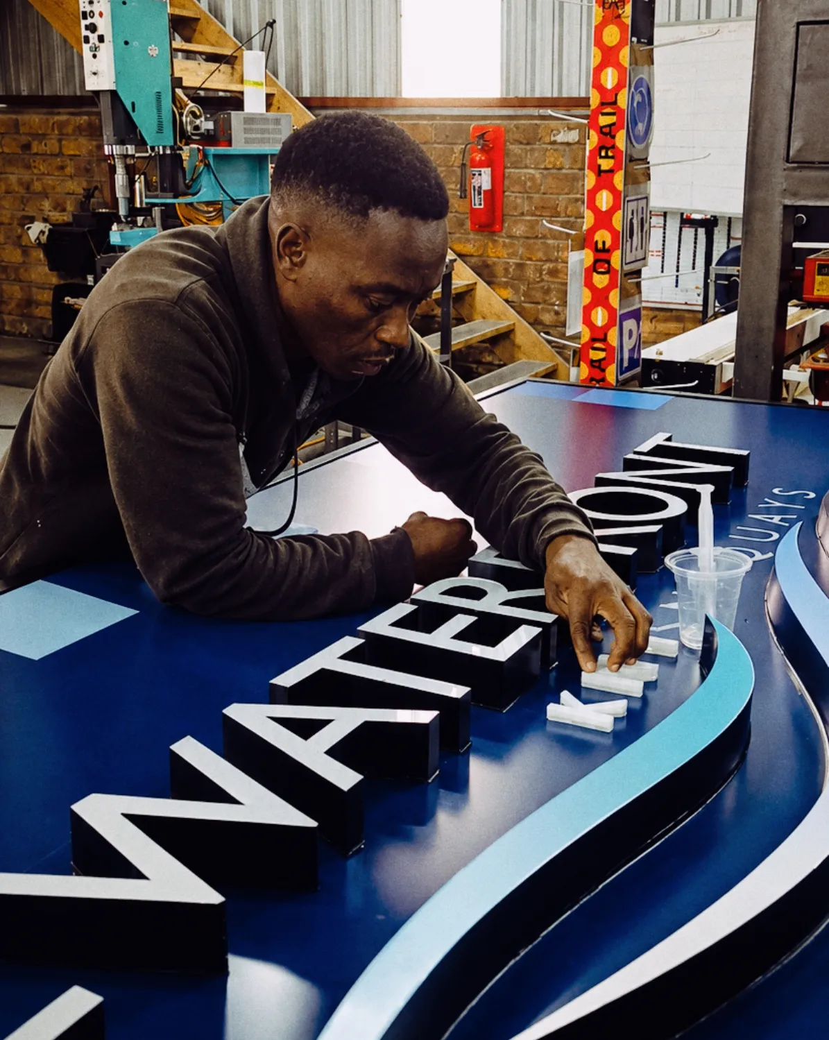 3D Letter Placement & Assembly