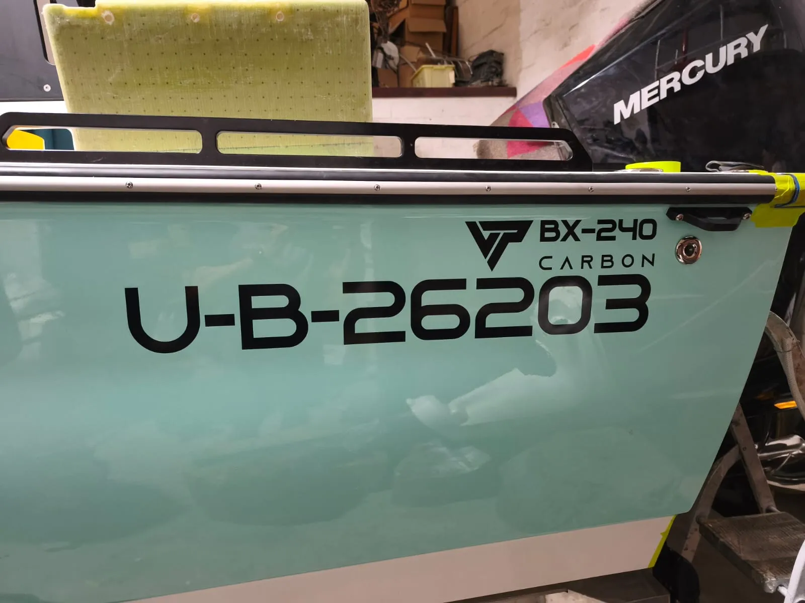 BX-240 Carbon Boat Registration Decals