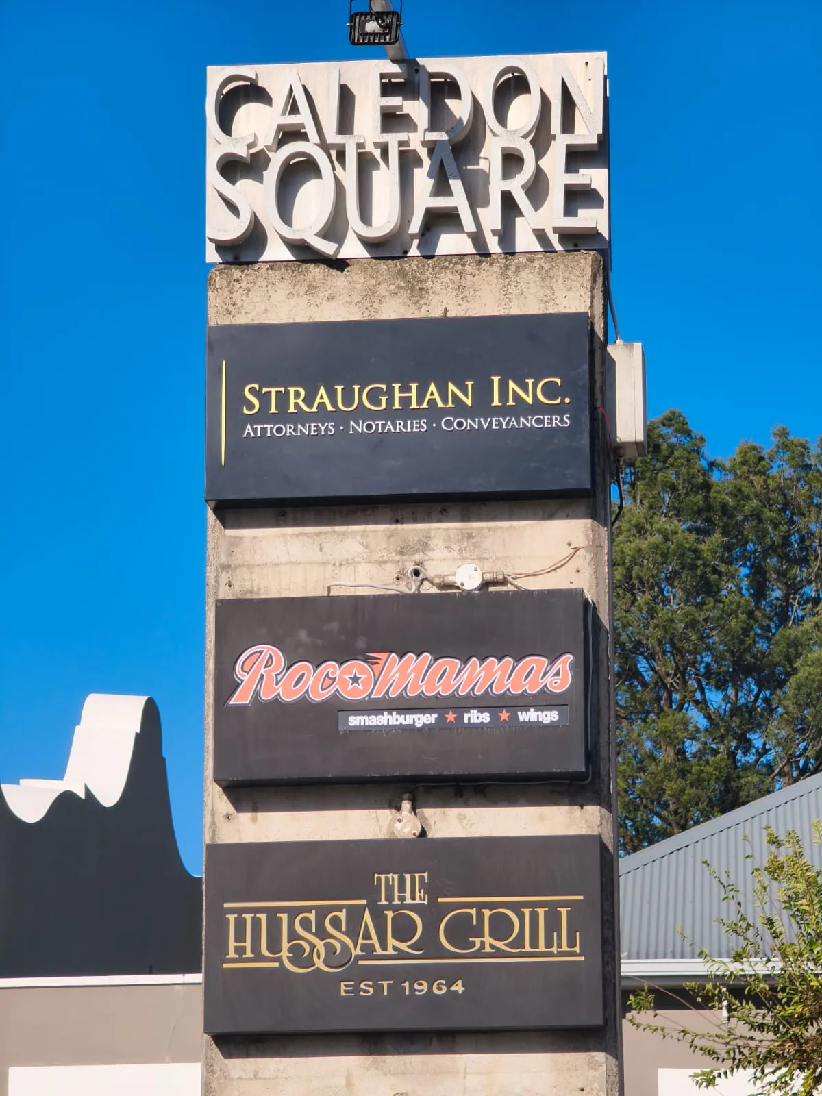 Caledon Square Pylon Signage