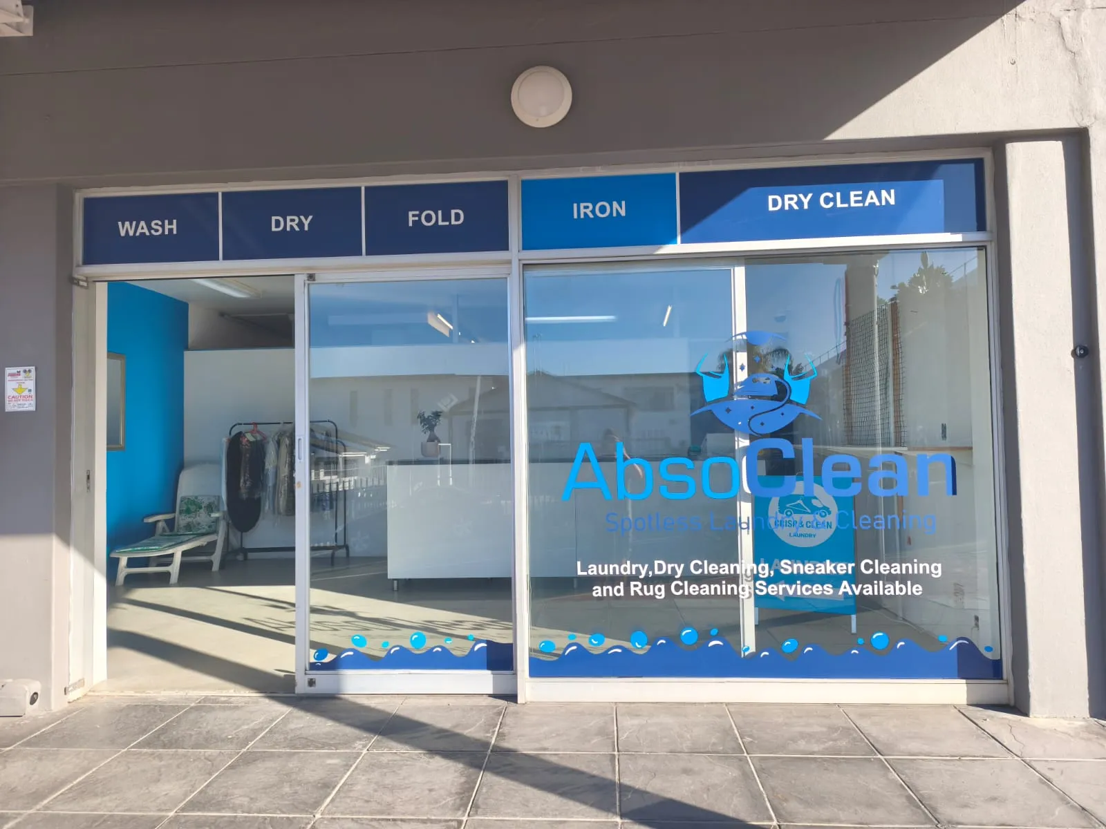 AbsoClean Shop Window Graphics