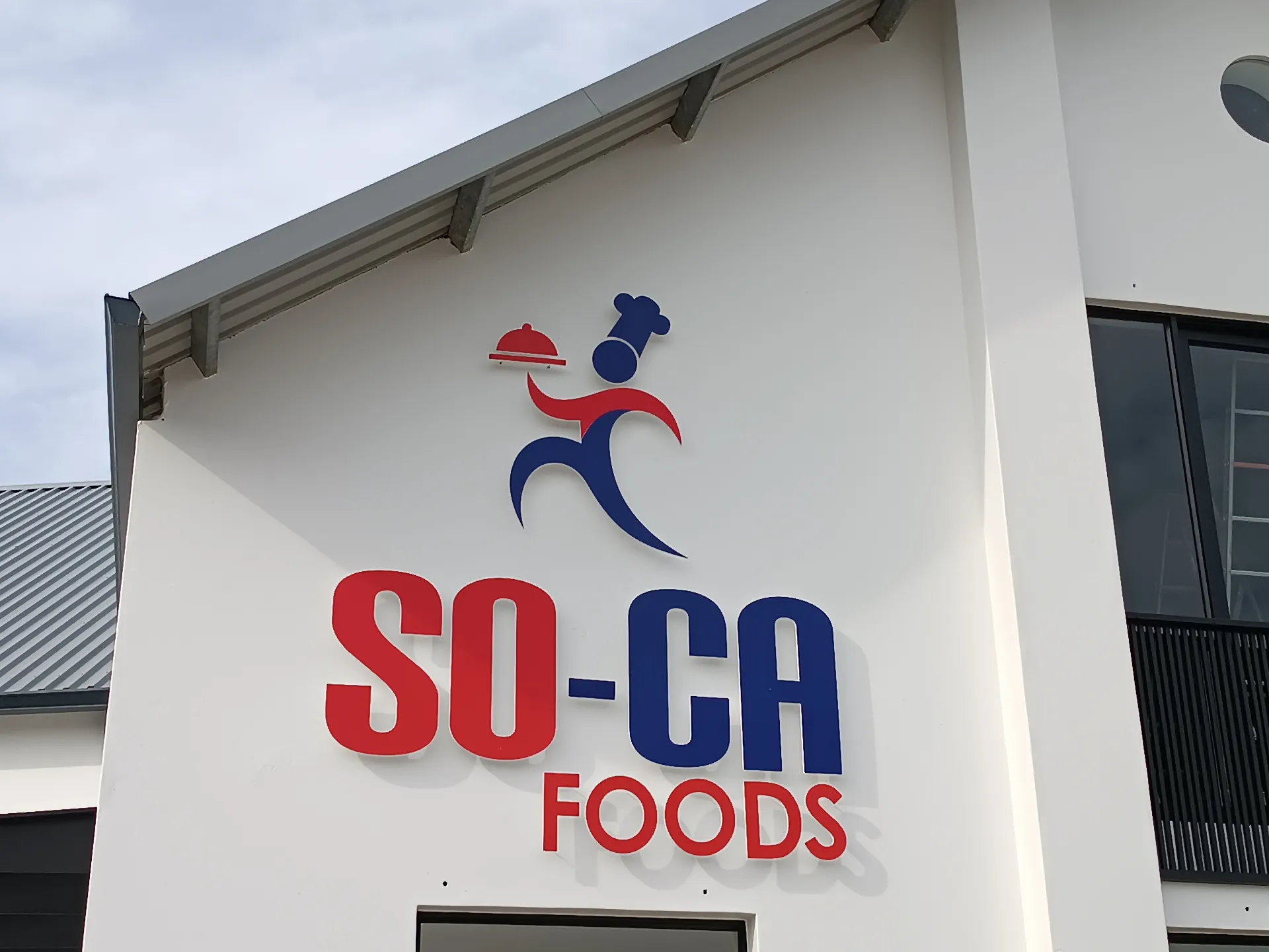 SO-CA Foods CNC Cut Letter Signage
