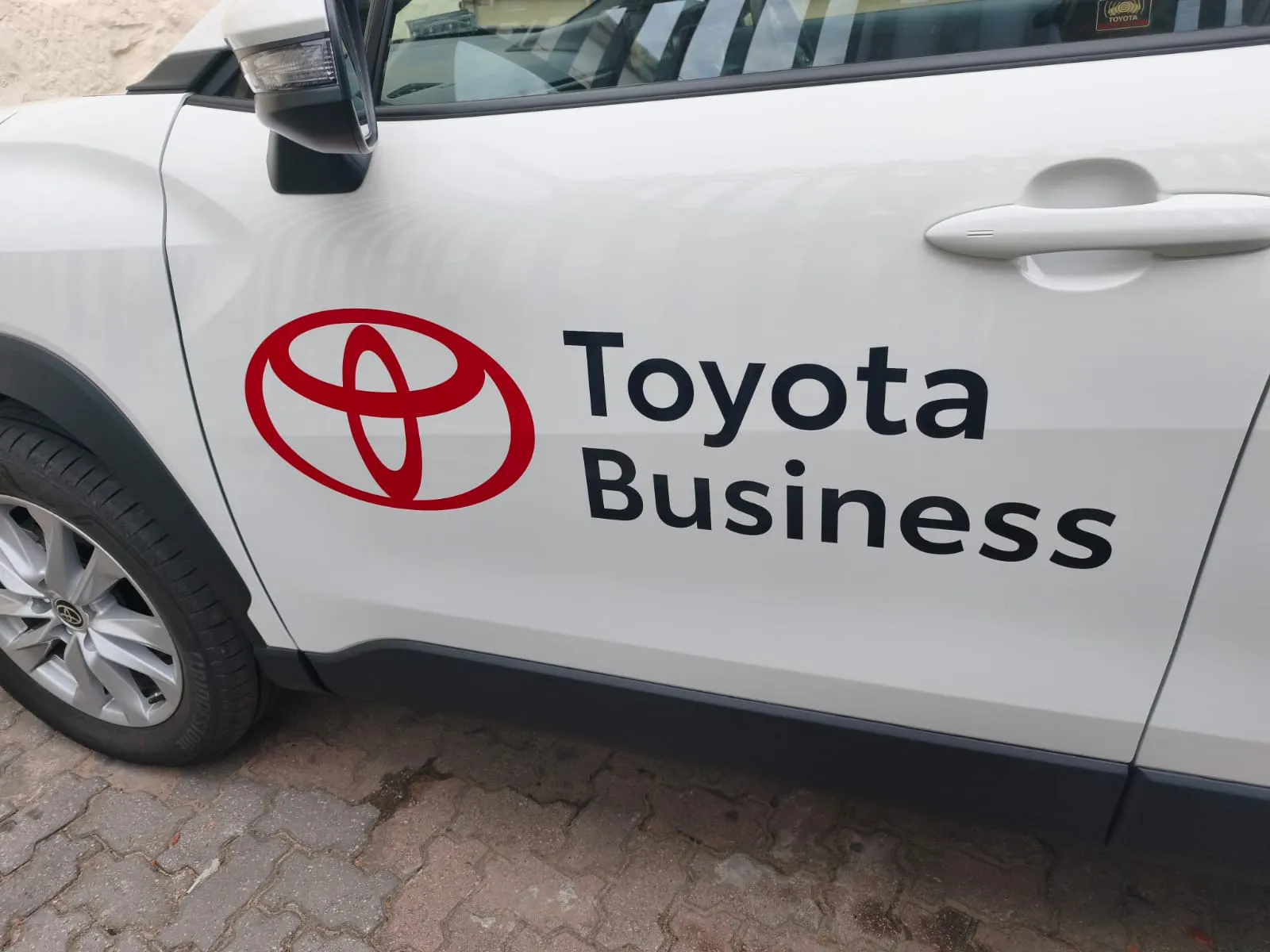 Toyota Business Vinyl Cut Branding